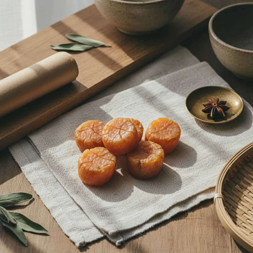 干貝俯拍